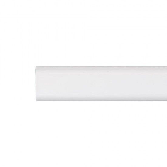 Varão armário ovalado metal branco 200cm - storplanet refª 68369 CINTACOR Varão armário ovalado metal branco 200cm - storplanet refª 68369 CINTACOR