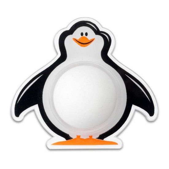 Batente de parede adesivo modelo pinguin branco ref� 66772 INOFIX