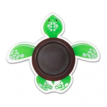 Batente de parede adesivo tartaruga verde ref� 66773 INOFIX