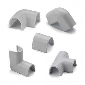 Sortidos de conex�o para cablefix cinzento metalizado (blister 10 unid.) 2201 ref� 66743 INOFIX