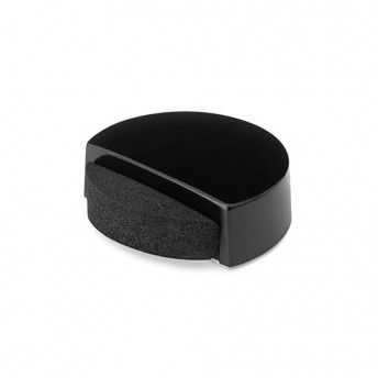 Batente adesivo silencioso preto (blister) ref� 66636 INOFIX