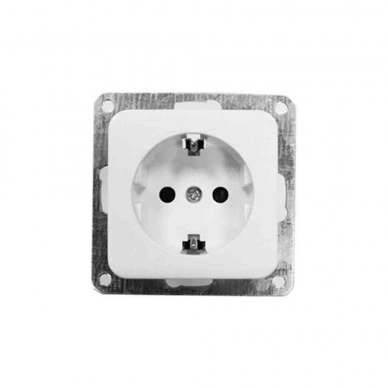 Tomada schuko t/tl 16a encastrar "serie term" (saco blíster) refª 65303 EDM Tomada schuko t/tl 16a encastrar "serie term" (saco blíster) refª 65303 EDM