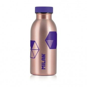 Garrafa isotrmica de inox 354ml serie copper, cor de lila milan ref 64267 MILN