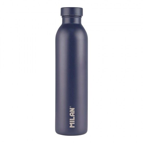 Garrafa isotrmica de inox 304 591ml azul marinho ref 64228 MILN
