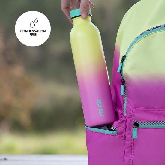 Garrafa isot�rmica de inox 304 591ml amarela ref� 64226 MIL�N