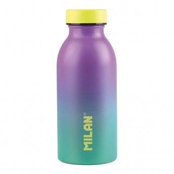 Garrafa isotrmica de inox 304 354ml turquesa, edio sunset milan ref 64225 MILN