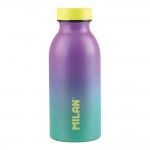 Garrafa isot�rmica de inox 304 354ml turquesa, edi��o sunset milan ref� 64225 MIL�N