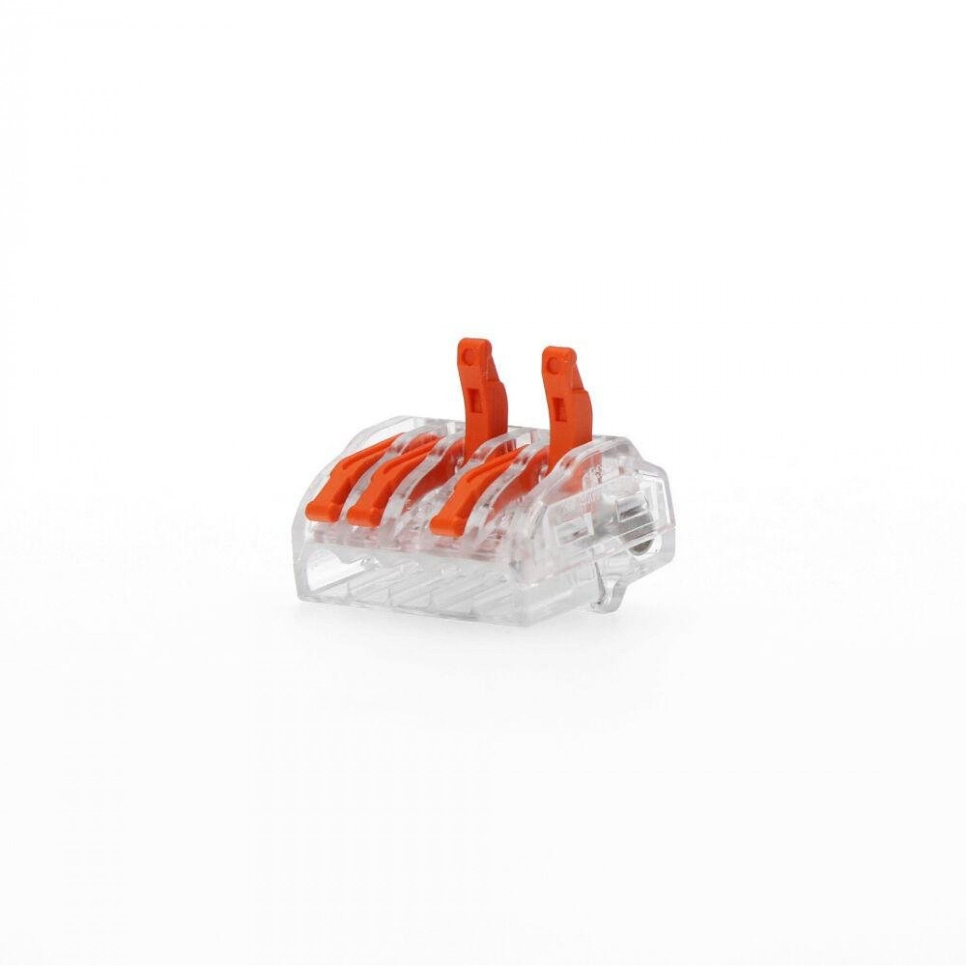 Ligador rápido por aperto alavanca 5 cabos 0,75 a 2,5mm refª 63132 NULL