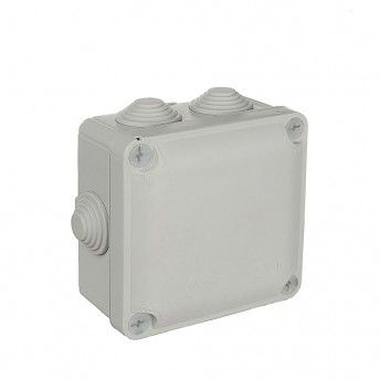 Caixa quadrada estanca 100x100x55mm com parafusos y715 ref� 60142 SOLERA