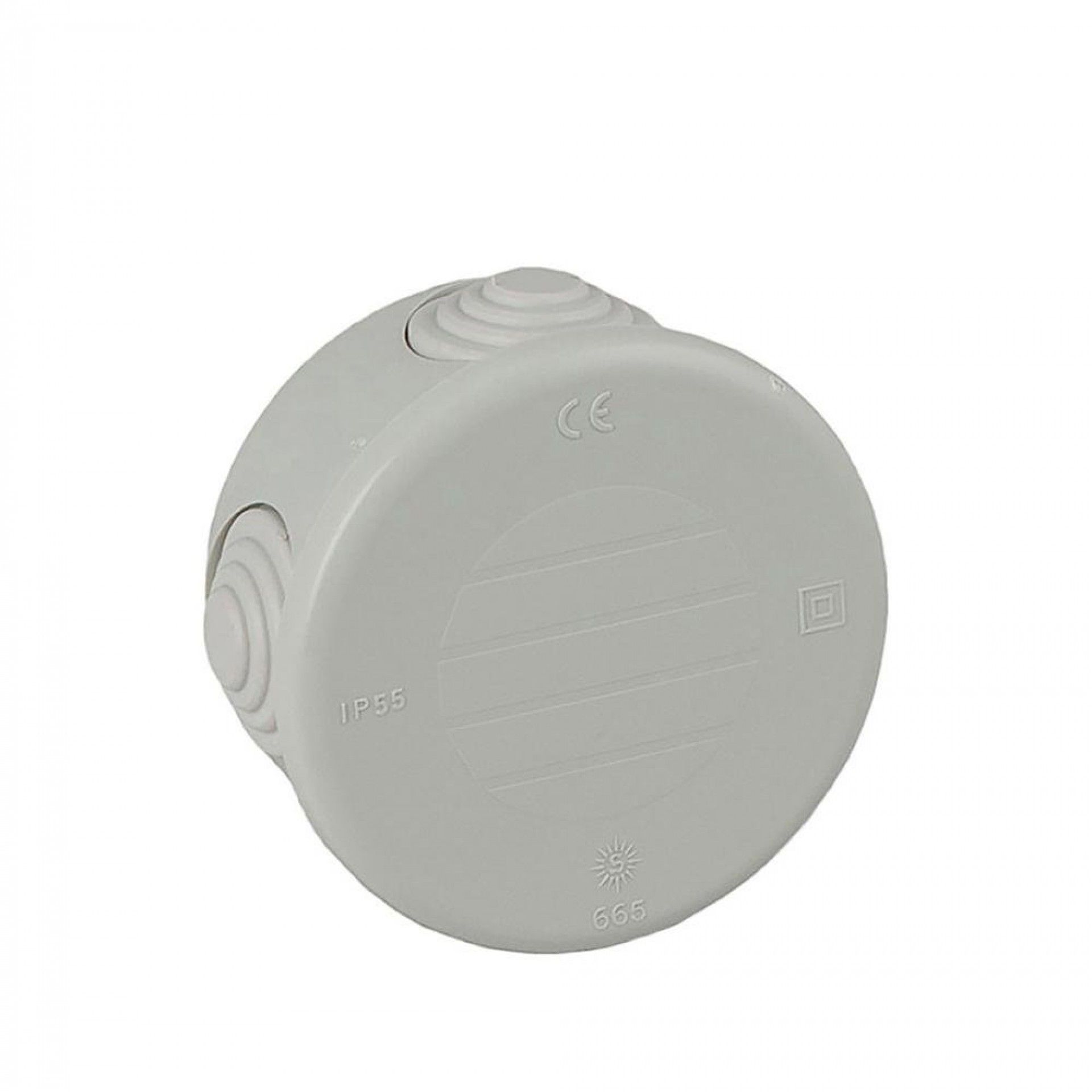 Caixa estanca redonda ø70x35mm 665 refª 60140 SOLERA