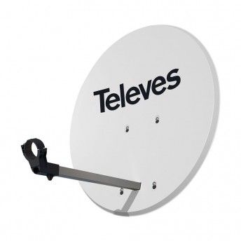 Antena parab�lica �63cm offset disco aluminio cor branco ref� 52020 TELEVES