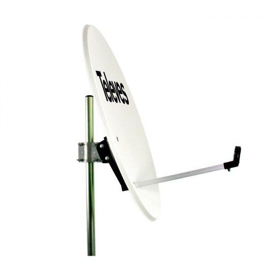 Antena parab�lica �63cm offset disco aluminio cor branco ref� 52020 TELEVES