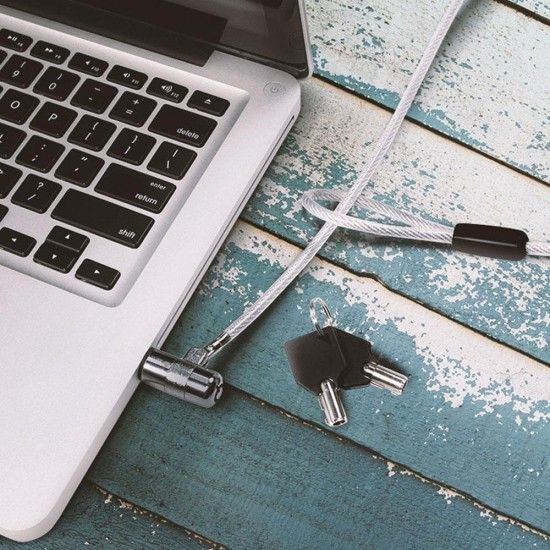 Cabo antirroubo para portátil ultra fino com 2 chaves refª 51342 LOGILINK Cabo antirroubo para portátil ultra fino com 2 chaves refª 51342 LOGILINK