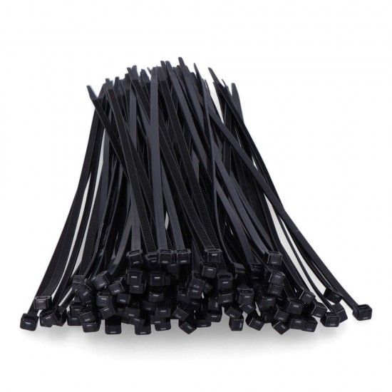 Abraçadeira preta 450x8mm (saco 100un) refª 48413 EDM Abraçadeira preta 450x8mm (saco 100un) refª 48413 EDM