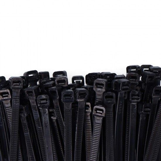 Abraçadeira preta 450x8mm (saco 100un) refª 48413 EDM Abraçadeira preta 450x8mm (saco 100un) refª 48413 EDM