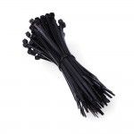 Abraadeiras preta 150x3,5mm (saco 100 unid.) nylon de alta qualidade ref 48402 EDM