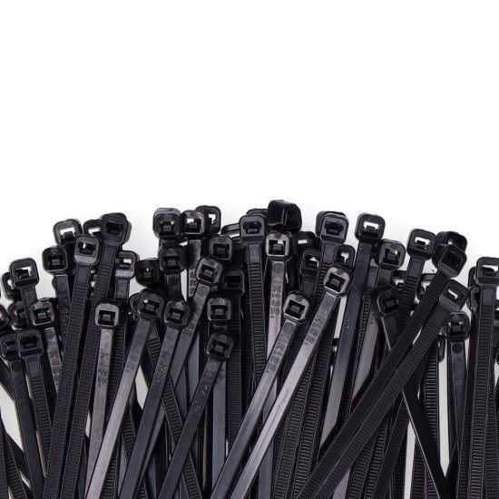 Abraadeiras preta 150x3,5mm (saco 100 unid.) nylon de alta qualidade ref 48402 EDM