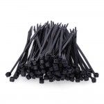 Abraadeiras preta 150x3,5mm (saco 100 unid.) nylon de alta qualidade ref 48402 EDM