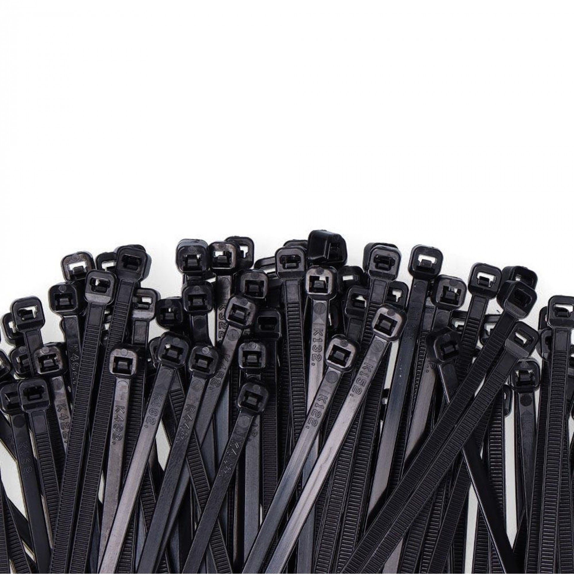 Abraçadeiras preta 100x2,5mm (saco 100 unid.) nylon de alta qualidade refª 48401 EDM