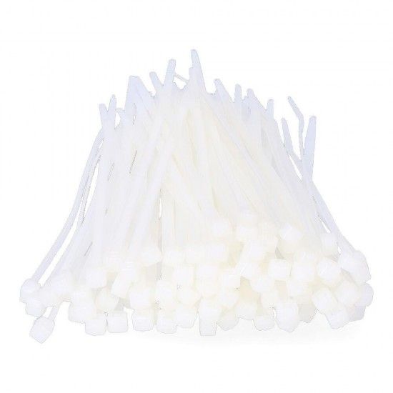 Abraadeiras natural 100x2,5mm (saco 100 unid.) nylon de alta qualidade ref 48301 EDM