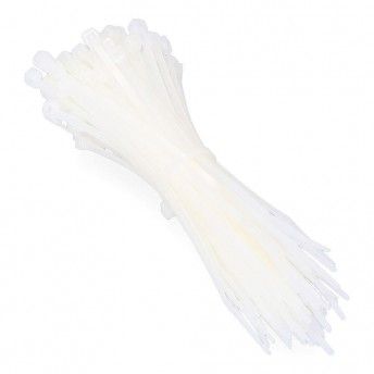 Abraadeiras natural 100x2,5mm (saco 100 unid.) nylon de alta qualidade ref 48301 EDM