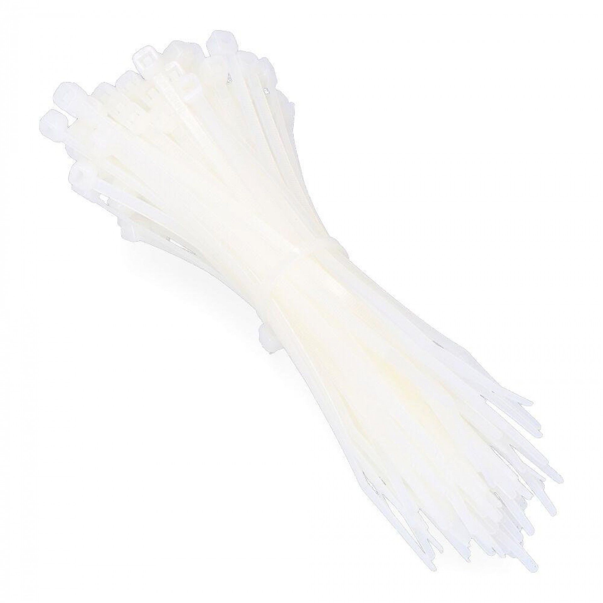 Abraçadeiras natural 100x2,5mm (saco 100 unid.) nylon de alta qualidade refª 48301 EDM