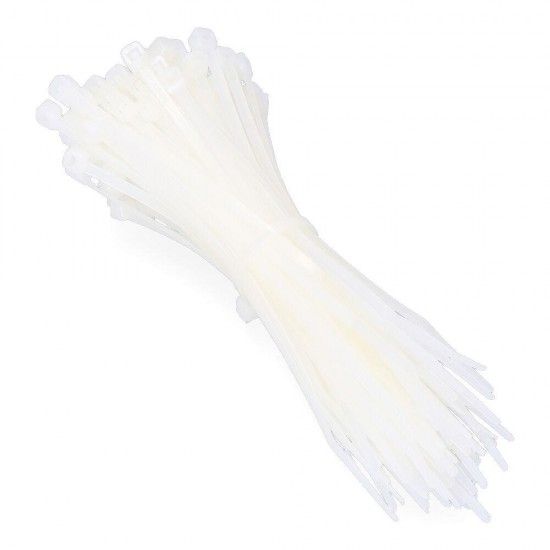 Abraadeiras natural 100x2,5mm (saco 100 unid.) nylon de alta qualidade ref 48301 EDM
