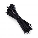 Abraadeira nylon ubn 3.6x200mm preto 100un. ref 48058 FISCHER