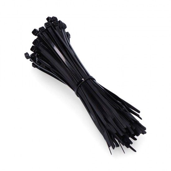 Abraadeira nylon ubn 7,2x200mm preto 100un. ref 48072 FISCHER