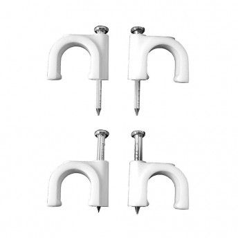 Abra�adeira redonda branca com prego 2x0,75mm n�5 (caixa 100 unid.) ref� 48005 EDM