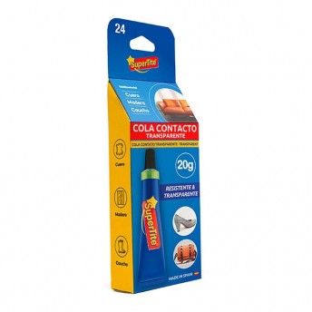 Blster adesivo de contacto transparente 20ml 2424 ref 47710 SUPERTITE