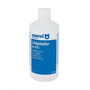 Produto de limpeza para pvc, garrafa plstica 500ml a215 ref 47694 UNECOL