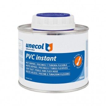 Pvc instant, embalagem metlica 500ml com pincel a2053 ref 47688 UNECOL
