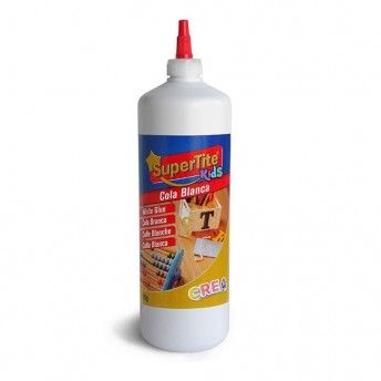 Cola branca escolar, embalagem 1kg a2718 ref 47669 SUPERTITE