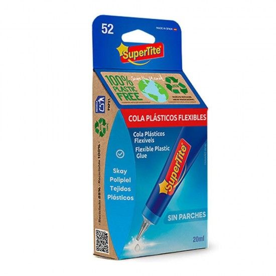 Adesivo plast flex�vel, blister 20ml 2452 ref� 47662 SUPERTITE