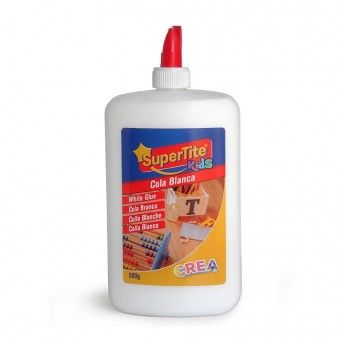Cola branca escolar, embalagem 500g a2797 ref 47668 SUPERTITE