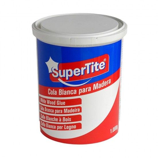 Cola branca, embalagem 1kg a2478 ref 47674 SUPERTITE