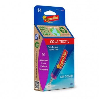 Cola para tecidos blster 20g 2414 ref 47661 SUPERTITE