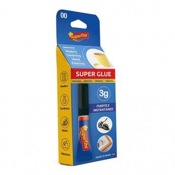 Adesivo instantneo, blster 3g 2400 ref 47650 SUPERTITE