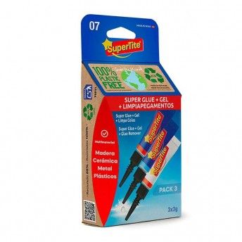 Kit instan+gel+limpiad, blster 3x3g 2507 ref 47655 SUPERTITE