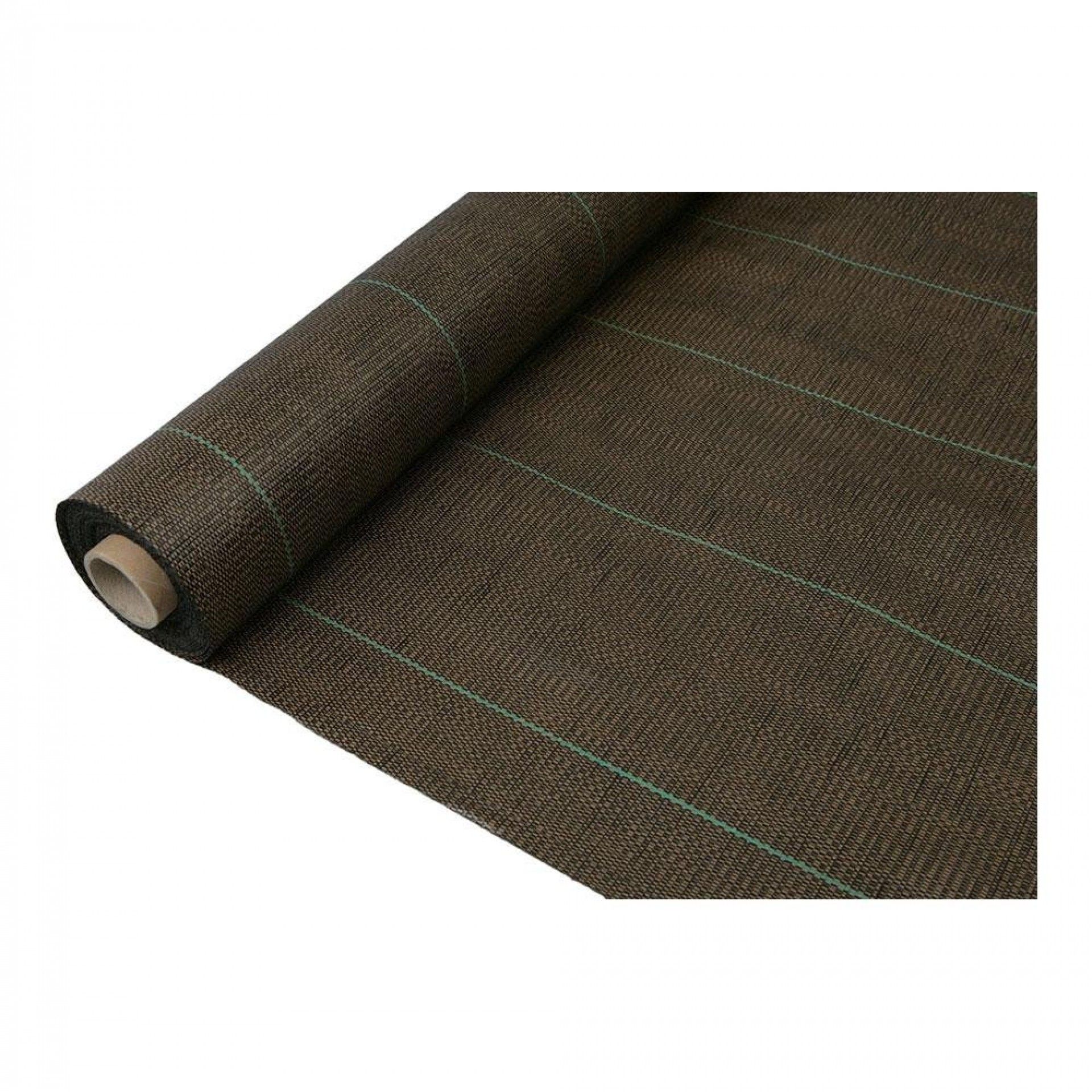 Malha anti-erva 100g 1x100m cor castanho fun & go refª 47393 FUN AND GO