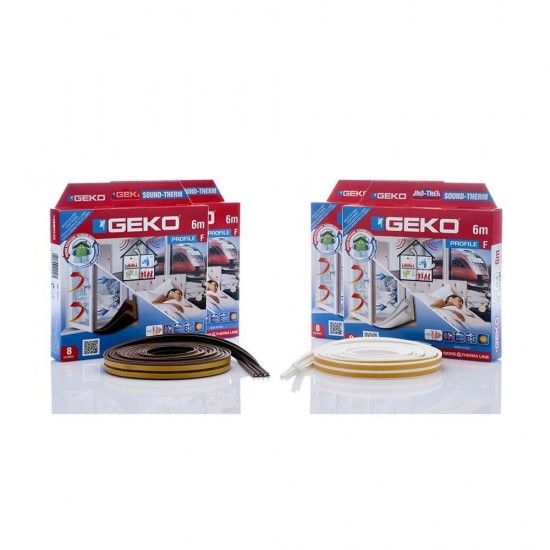 Junta adesiva isolante e termo-acustico 6m castanho ref� 47306 GEKO