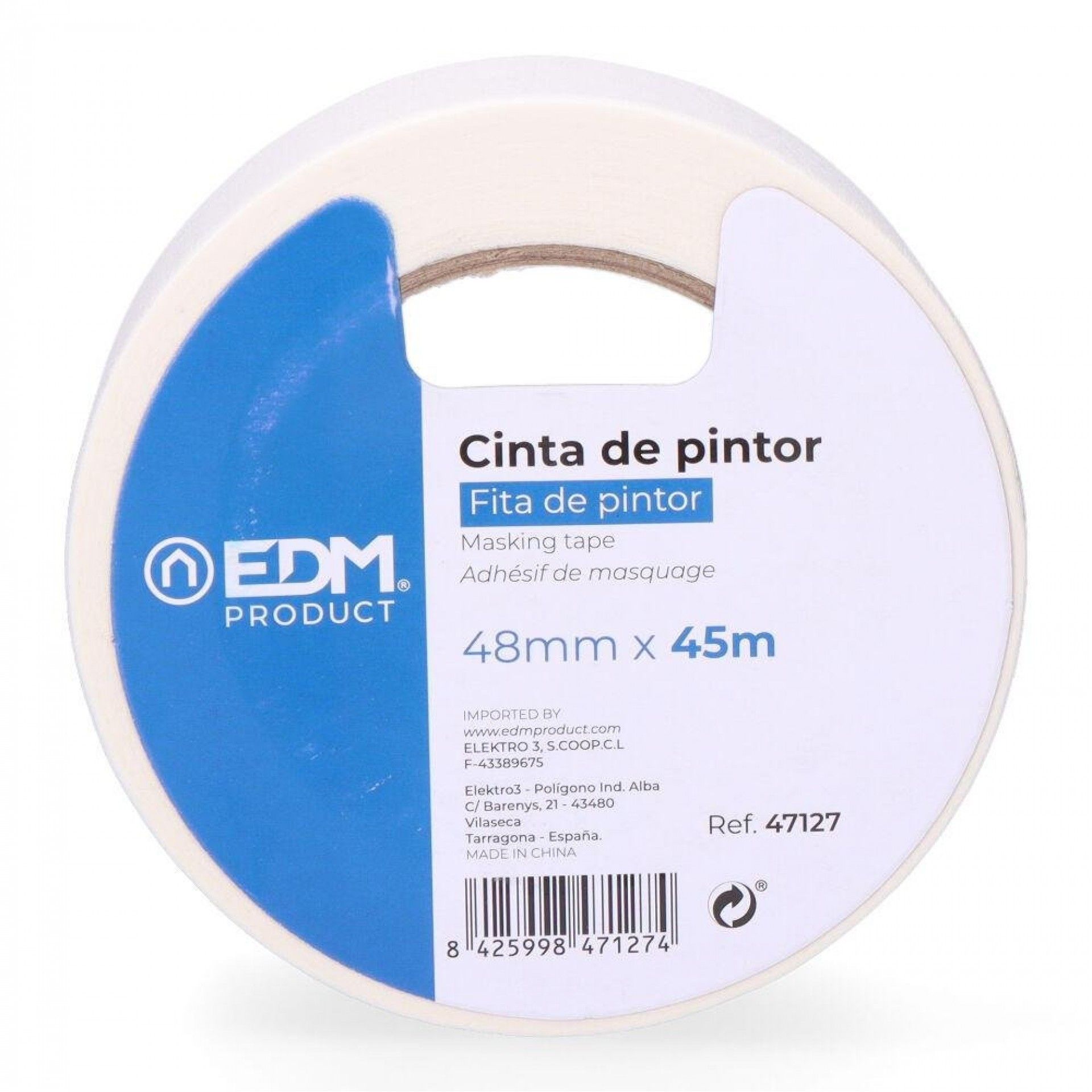 Fita pintor 45m x 48mm "kreep" refª 47127 EDM