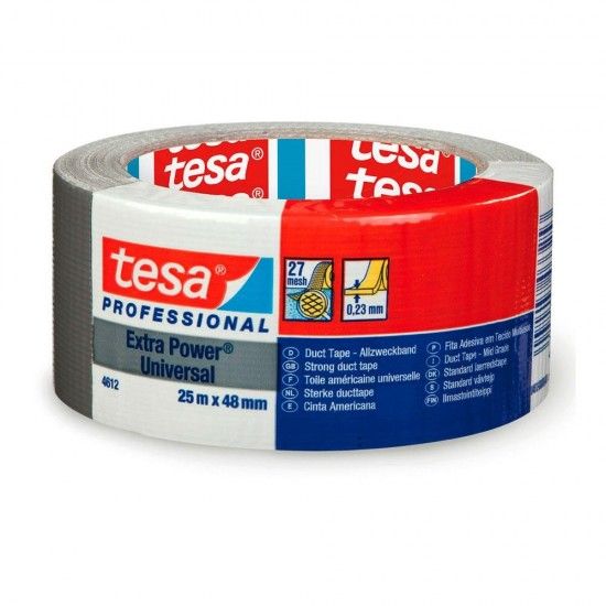 Fita americana plateado 25m x 48mm 4612 ref 47047 TESA