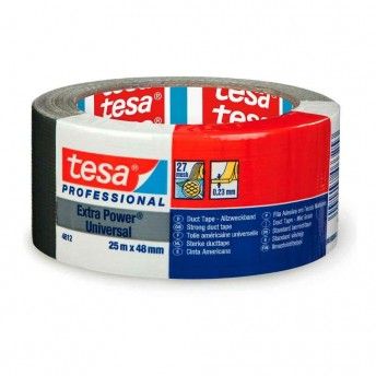 Fita americana preta 25m x 48mm 4612 ref 47048 TESA