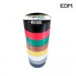 Fita isolante 20m x 19mm branca alta qualidade ref� 47010 EDM