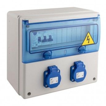 Quadro eltrico industrial pmontado com 11 elementos 270x160x250mm 1311a-i25 ref 46030 SOLERA