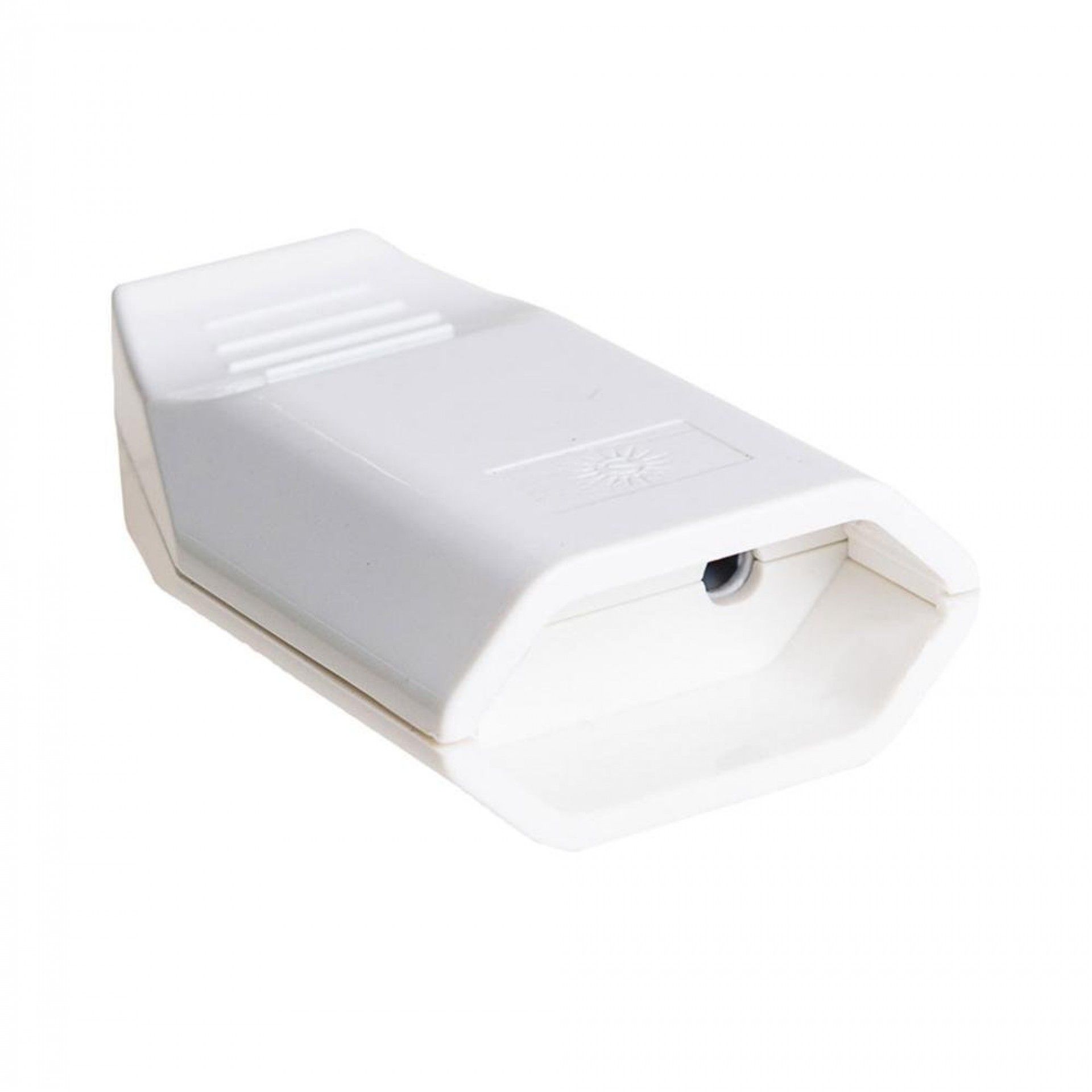 Tomada aérea com saia 10a 250v branco 7627 refª 42013 SOLERA