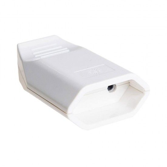 Tomada area com saia 10a 250v branco 7627 ref 42013 SOLERA