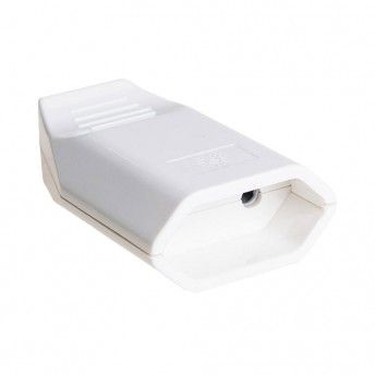 Tomada area com saia 10a 250v branco 7627 ref 42013 SOLERA